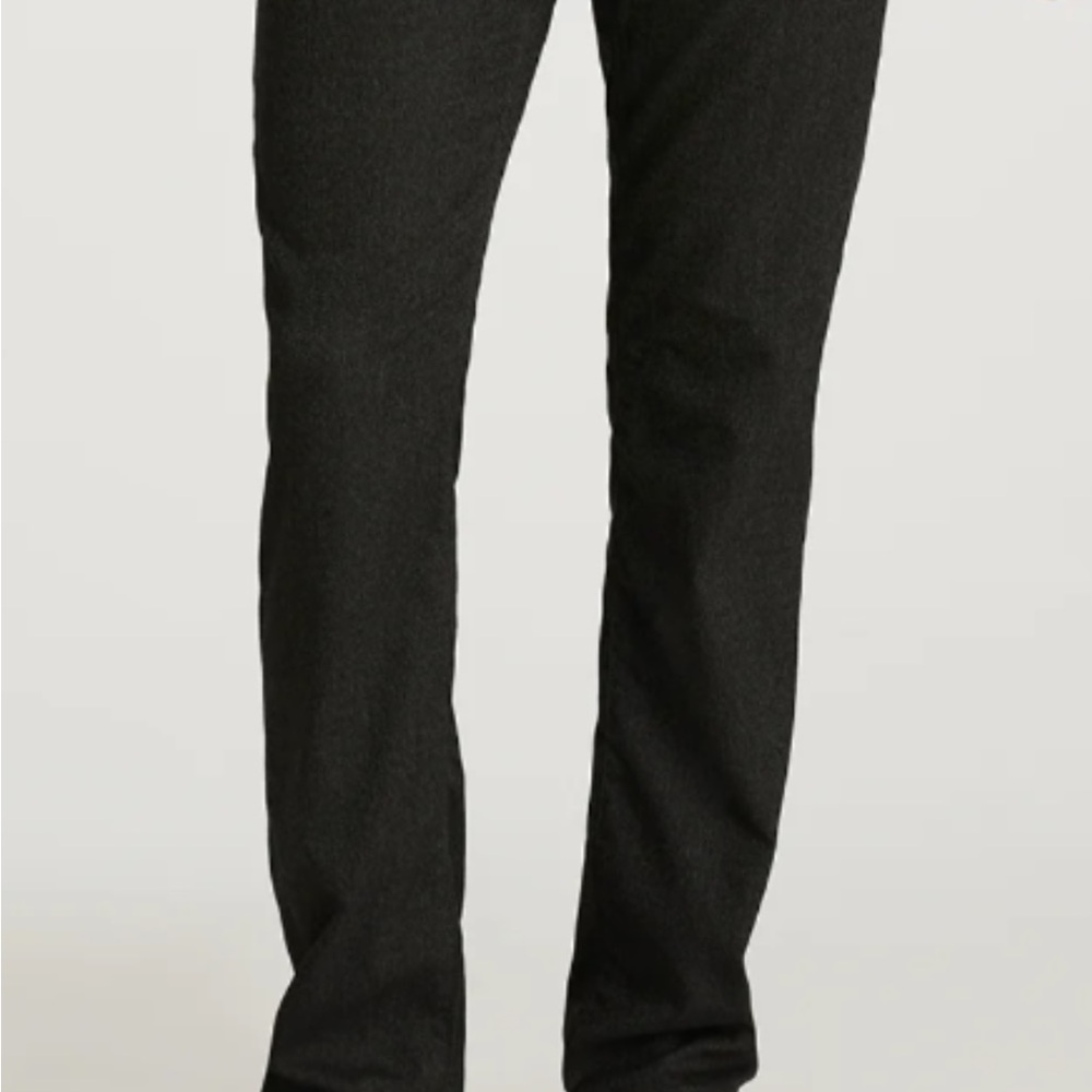 34 Heritage Men's Black Straight Jeans 34x34